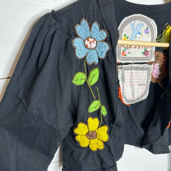 Johnny Was Joystick Hand Embroidered Floral Birds Cardigan Women’s - Size Med. - Picture 2 of 7